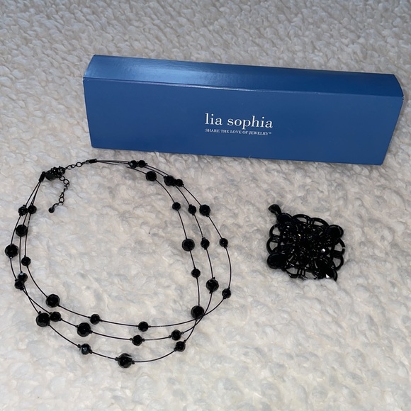 Lia Sophia Moonstruck Detachable Pendant Necklace - Picture 1 of 6